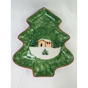 The Cellar Cabin Cookie Platter Tray 13 Inch Italy 1987